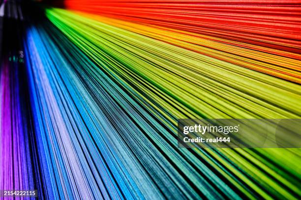 multicolored threads background - imagem a cores imagens e fotografias de stock