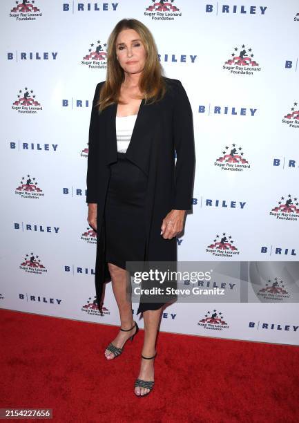 Caitlyn Jenner arrives at the 13th Annual Sugar Ray Leonard Foundation "Big Fighters, Big Cause" Charity Boxing Night at The Beverly Hilton on May...