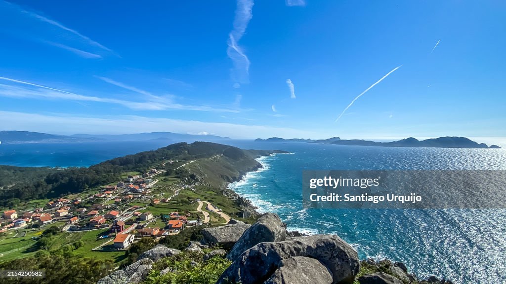Cies Islands seen from Donon headland