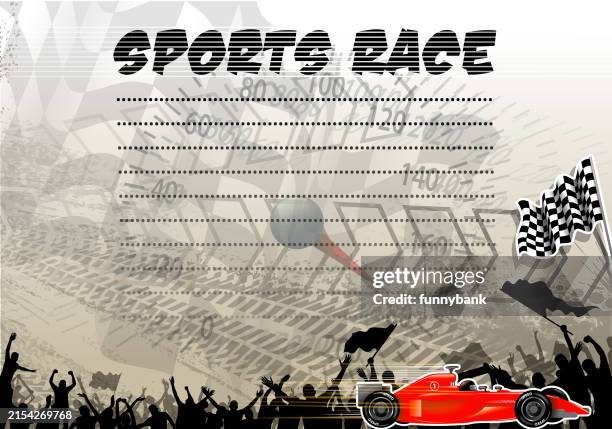 summer racing - pit stop stock illustrations