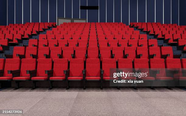 empty movie theater - indústria cinematográfica imagens e fotografias de stock