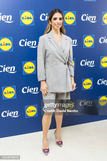 Elena Furiase presents new facial and body care products from Lidl on May 23, 2024 in Madrid, Spain.