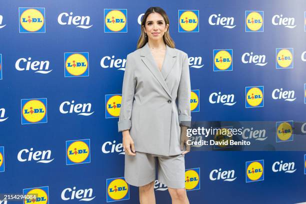 Elena Furiase presents new facial and body care products from Lidl on May 23, 2024 in Madrid, Spain.