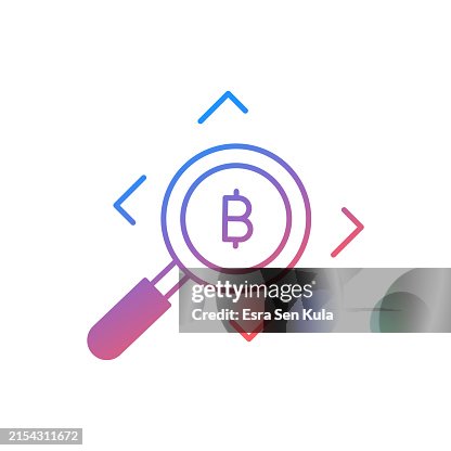Bitcoin Technical Analysis Gradient Icon Design with Editable Stroke. Suitable for Infographics, Web Pages, Mobile Apps, UI, UX, and GUI design. Bitcoin Technical Analysis Gradient Icon Design with Editable Stroke. Suitable for Infographics, Web Pages, Mobile Apps, UI, UX, and GUI design.