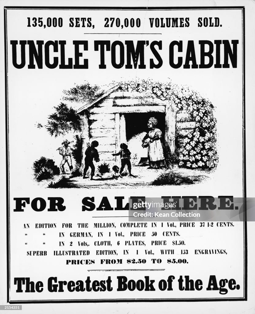 Poster For 'Uncle Tom's Cabin'