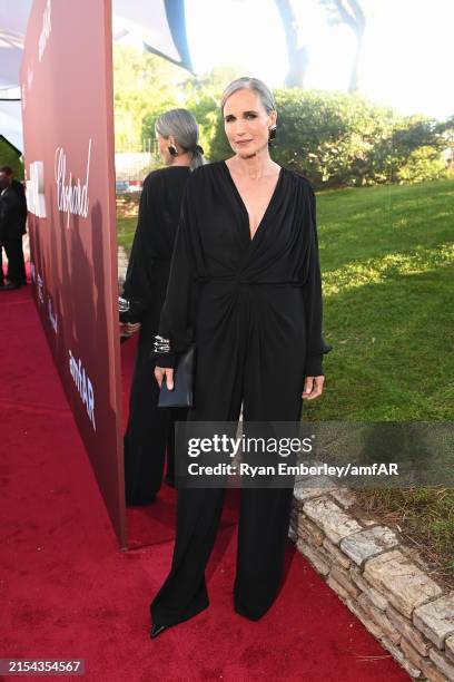 Andie MacDowell attends the amfAR Cannes Gala 30th edition Presented by Chopard And Red Sea International Film Festival at Hotel du Cap-Eden-Roc on...