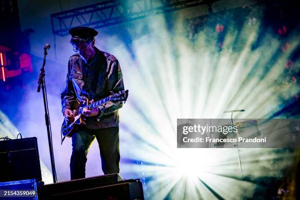 Massimo Zamboni of CCCP Performs at Carroponte In Milan on May 23, 2024 in Milan, Italy.