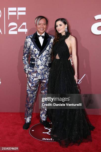 Guests attend the amfAR Gala 2024 Presented by The Red Sea International Film Festival - The 76th Annual Cannes Film Festival at Hotel du...