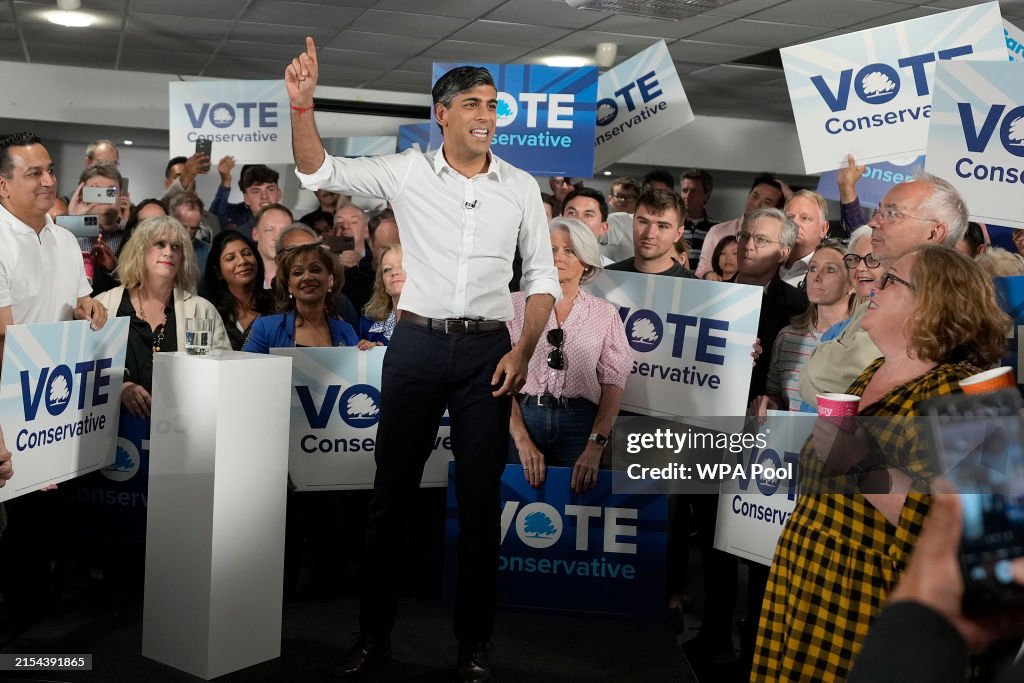 Rishi Sunak Continues UK Election Campaign Tour