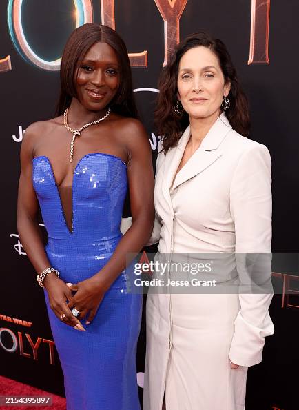 Jodie Turner-Smith and Carrie-Anne Moss attend the launch event for
