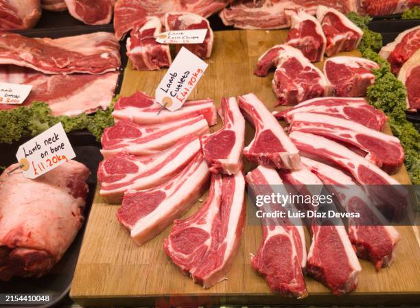 lamb cutlets £41.70 - fillet steak stock pictures, royalty-free photos & images