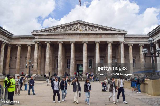 General view of the British Museum as reports state that the FBI is investigating the sale of hundreds of artefacts to US buyers which are suspected...