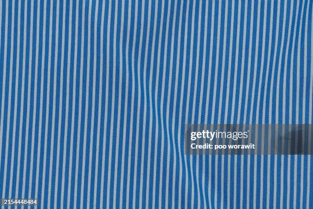 blue and white striped fabric. - striped fabric stock pictures, royalty-free photos & images
