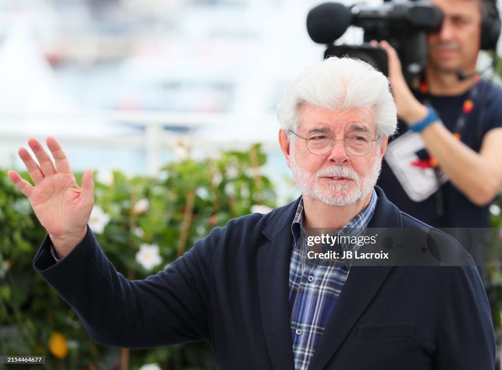 Palme D'Or D'Honneur; George Lucas Photocall - The 77th Annual Cannes Film Festival