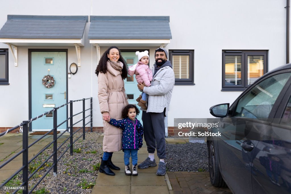 Happy Family of Four