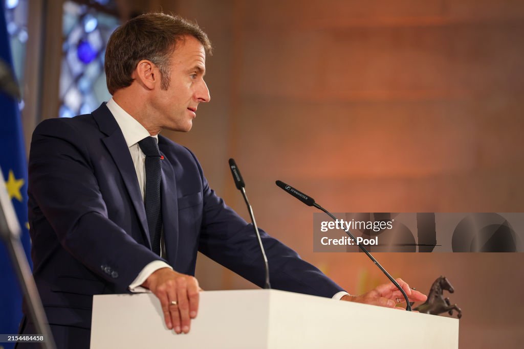 French President Macron State Visit To Germany: Münster