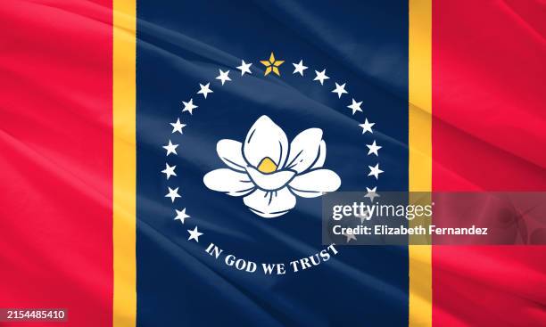 flag of mississippi - mississippi flag stock pictures, royalty-free photos & images