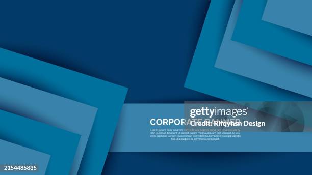 ilustraciones, imágenes clip art, dibujos animados e iconos de stock de modern blue gradient colors geometric triangular shape design element, wide abstract background banner for social media post, web banner and flyer - website header design
