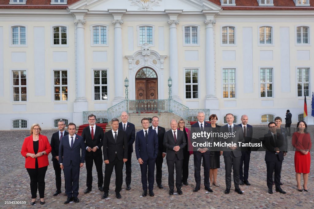 French And German Governments Meet At Schloss Meseberg