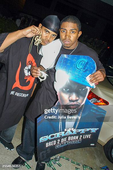 Rappers Lil Chris and Lil Scrappy during The CORE DJs Conference in ...