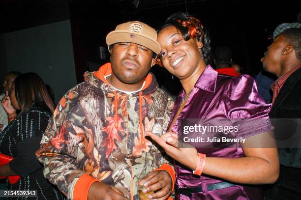 Rapper The Jacka and his publicist Portia Jackson at Seventeen Nightclub in Oakland, California on December 2, 2006.
