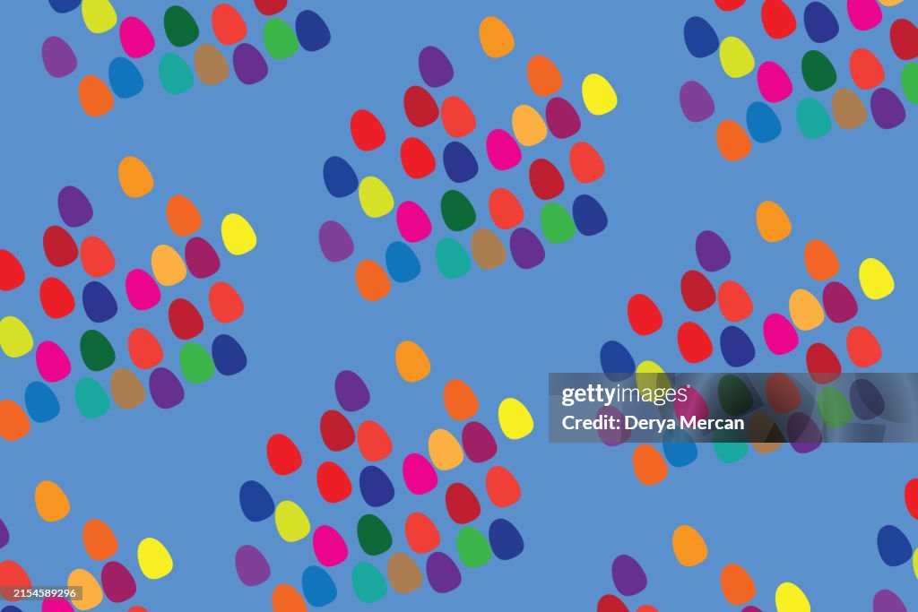 Dot Pattern With Color Abstract Dot Pattern Background With Color Dots Stock Illustration High ...