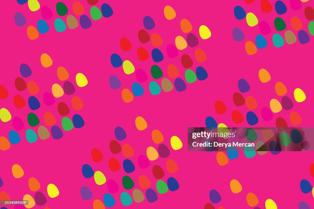 Dot Pattern With Color Abstract Dot Pattern Background With Color Dots Stock Illustration High ...