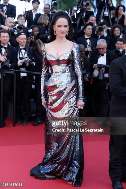 Jury Member Eva Green attends the Red Carpet of the closing ceremony at the 77th annual Cannes Film Festival at Palais des Festivals on May 25, 2024...