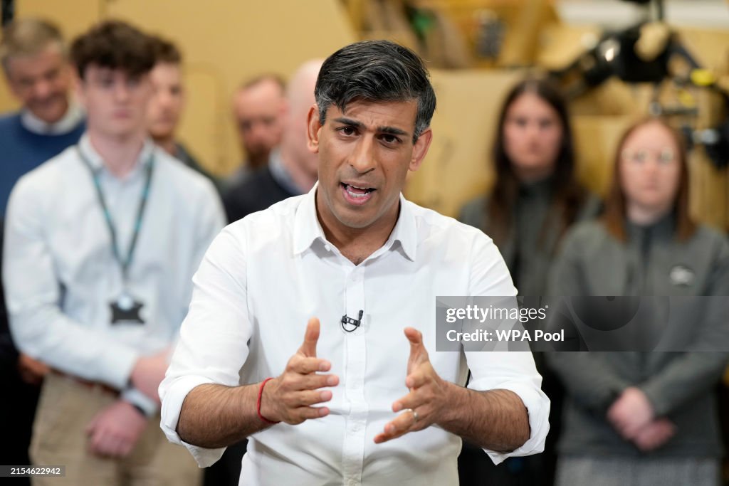 Rishi Sunak Continues UK Election Campaign Tour