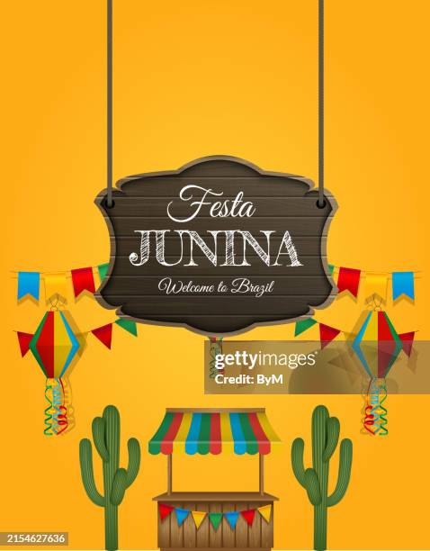 festa junina background . festa junina food, festa junina hat ... - festa junina stock illustrations