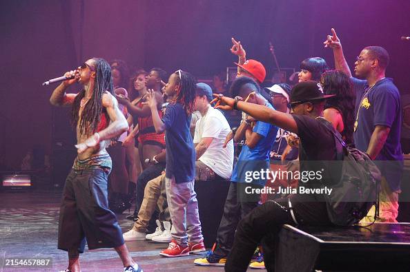 Ngs Rapper Rapper Lil Wayne introduces his Young Money artists at Lakewood... News ...