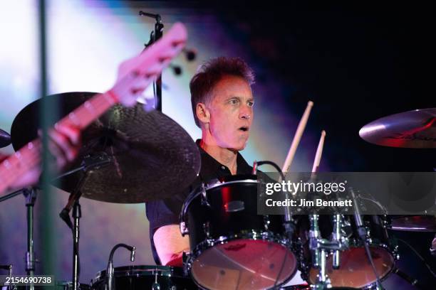 Drummer Matt Cameron of Pearl Jam performs live on stage during BottleRock at Napa Valley Expo on May 25, 2024 in Napa, California.