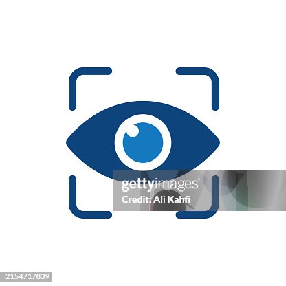 Retinia recognition icon. Solid icon that can be applied anywhere, simple, pixel perfect and modern style Retinia recognition icon. Solid icon that can be applied anywhere, simple, pixel perfect and modern style
