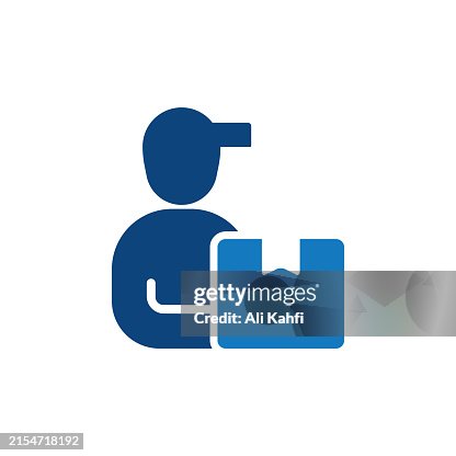 Courier icon. Solid icon that can be applied anywhere, simple, pixel perfect and modern style Courier icon. Solid icon that can be applied anywhere, simple, pixel perfect and modern style