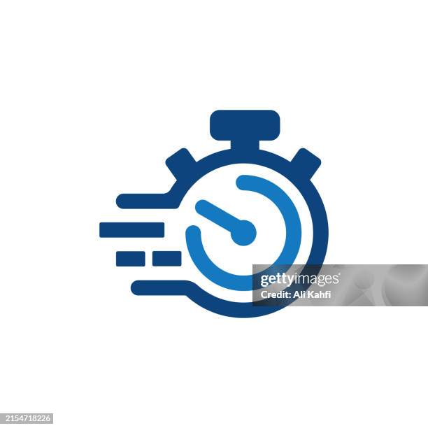 symbol für die zeitgeschwindigkeit. solides symbol, das überall angewendet werden kann, einfach, pixelgenau und modern - wartezeit stock-grafiken, -clipart, -cartoons und -symbole