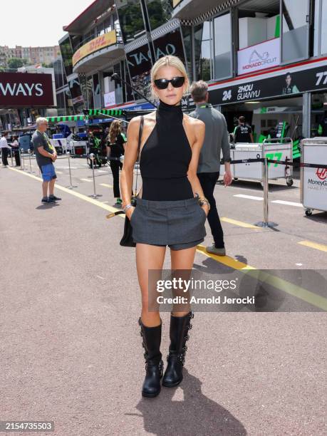 Caro Daur attends the F1 Grand Prix of Monaco at Circuit de Monaco on May 26, 2024 in Monte-Carlo, Monaco.