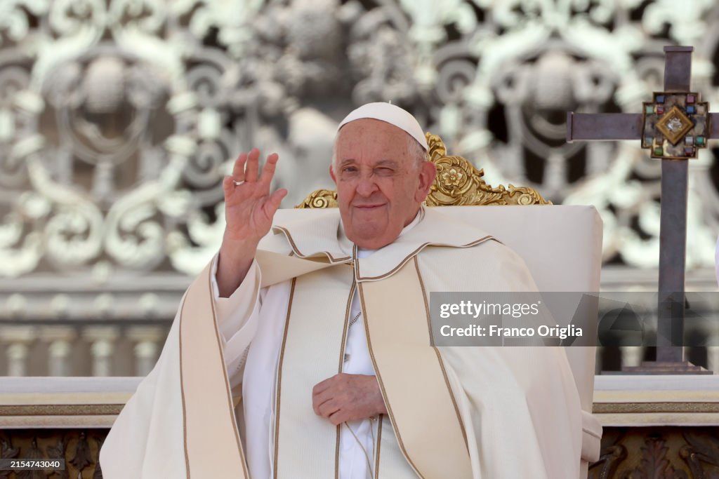 Pope Francis Leads Mass At St. Peter's Square On World Children's Day