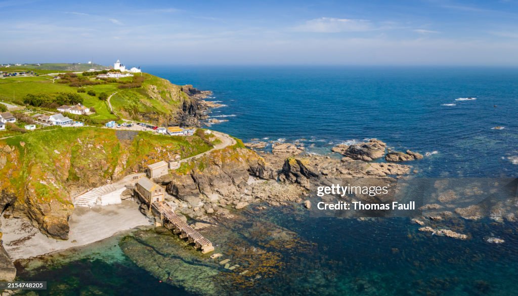 Old Lifeboat Station at The Lizard Point in Cornwall