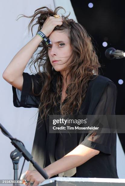 Victoria Legrand of Beach House performs during the Austin City Limits Music Festival at Zilker Park on October 8, 2010 in Austin, Texas.