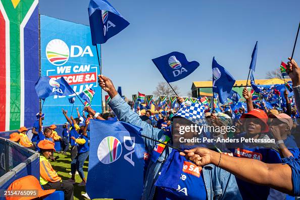 Closing Rally Democratic Alliance supporters celebrate the closing rally on May 26 ...