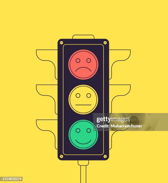 illustrations, cliparts, dessins animés et icônes de modèle vectoriel d’enquête de satisfaction avec feux de circulation. - feu de signalisation pour véhicules
