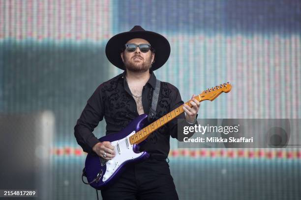 Ryan Clapham of Cannons performs at 2024 BottleRock at Napa Valley Expo on May 26, 2024 in Napa, California.