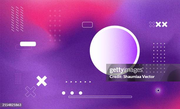 abstract blurred multicolored gradient fluid holographic vector background design wallpaper template with geometric shape, dynamic color, waves, and blend. futuristic modern backdrop design for business, presentation, ads, banner and more - brutalism stock illustrations