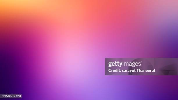 background blur colorful orange purple blue - rosa color fotografías e imágenes de stock
