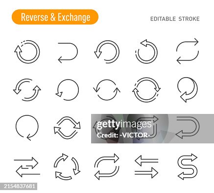 Reverse and Exchange Icons - Line Series Reverse and Exchange Icons - Line Series