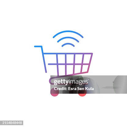 Smart Cart Gradient Color Solid Line Icon Design. Suitable for Infographics, Web Pages, Mobile Apps, UI, UX, and GUI design. Smart Cart Gradient Color Solid Line Icon Design. Suitable for Infographics, Web Pages, Mobile Apps, UI, UX, and GUI design.