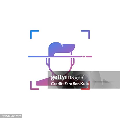 Face Recognition Gradient Color Solid Line Icon Design. Suitable for Infographics, Web Pages, Mobile Apps, UI, UX, and GUI design. Face Recognition Gradient Color Solid Line Icon Design. Suitable for Infographics, Web Pages, Mobile Apps, UI, UX, and GUI design.