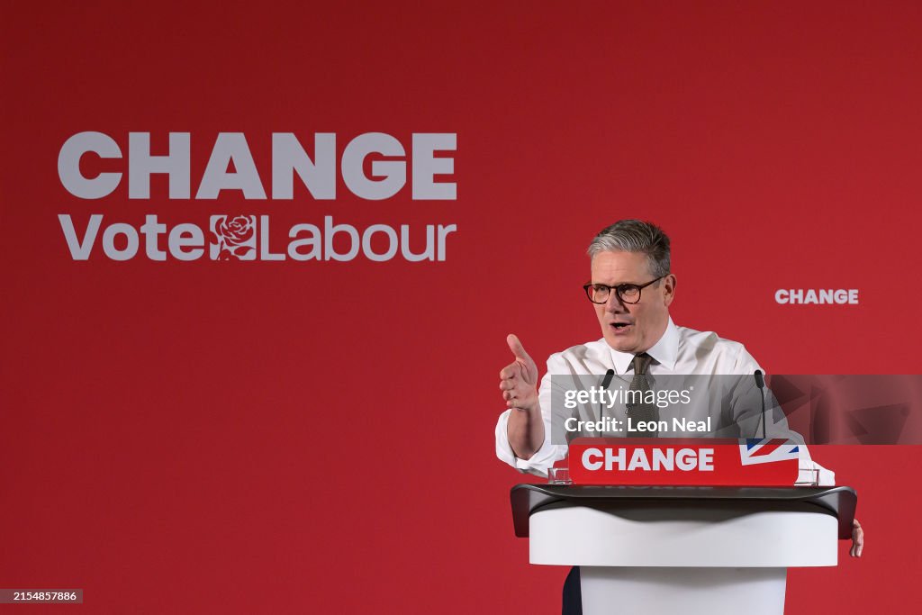 Labour Party Leader Keir Starmer Campaigns In West Sussex