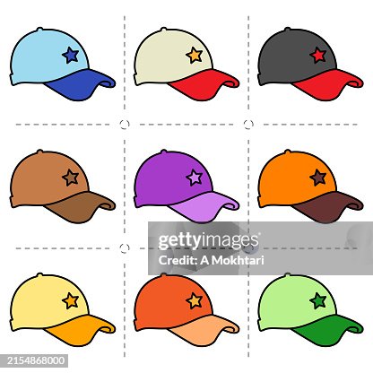 Incorrect Cap Color Cap In Different Colors High-Res Vector Graphic - Getty Images