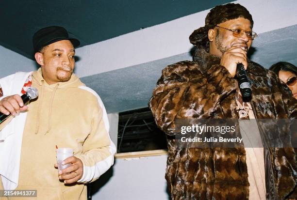 Kool DJ Red Alert and DJ Kay Slay at the 8th Annual Justo's Mixtape Awards at Club Speed in New York City, NY on January 14, 2004.